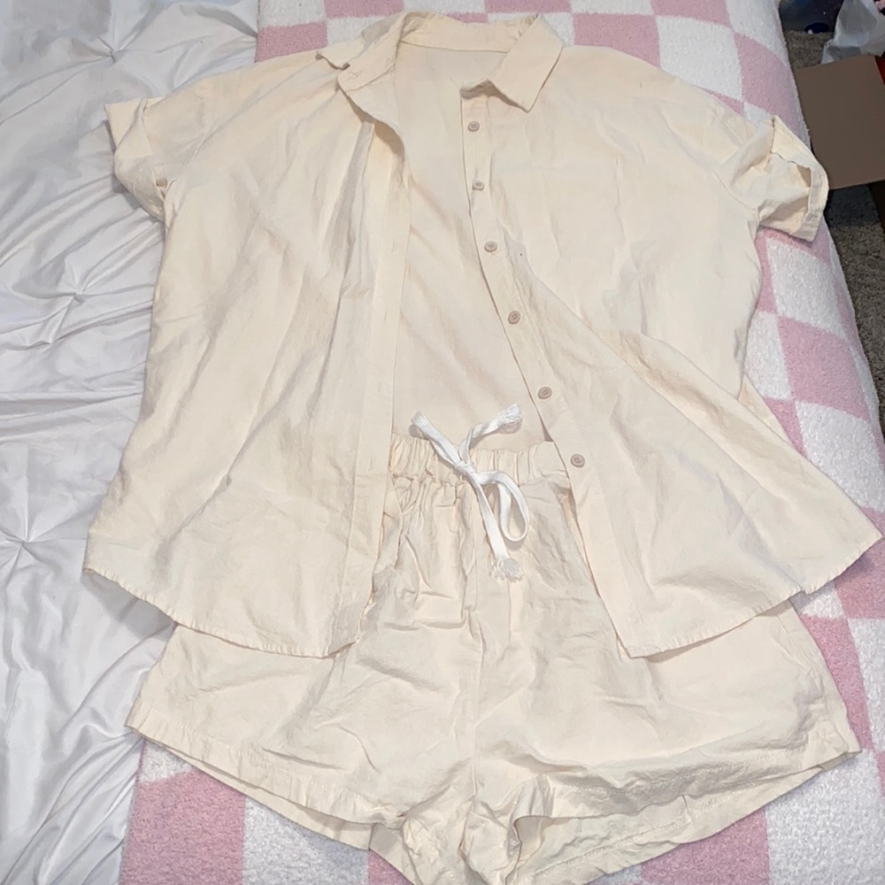 Button-up Comfy Set